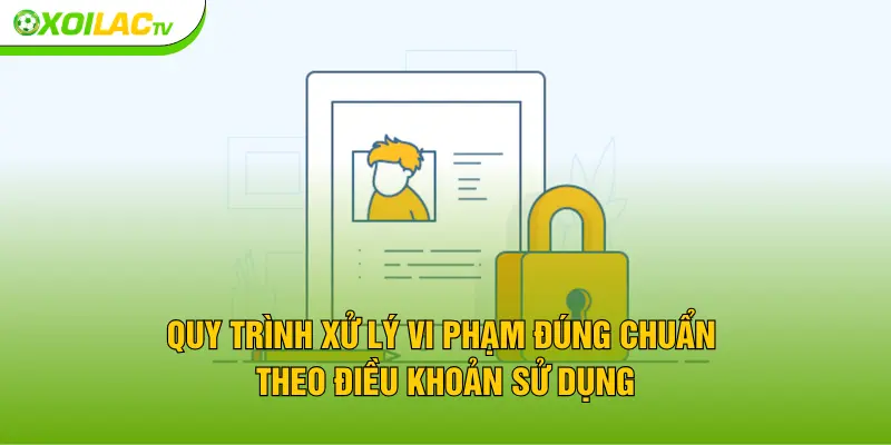 Quy trình xử lý vi phạm đúng chuẩn theo điều khoản sử dụng